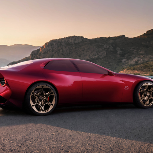 2026 Alfa Romeo Cuorerosso Concept Rear View